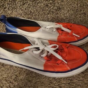 Sperry Red, White, and Blue Sneakers